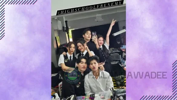 Bonnie và các diễn viên khác trong phim High School Frenemy