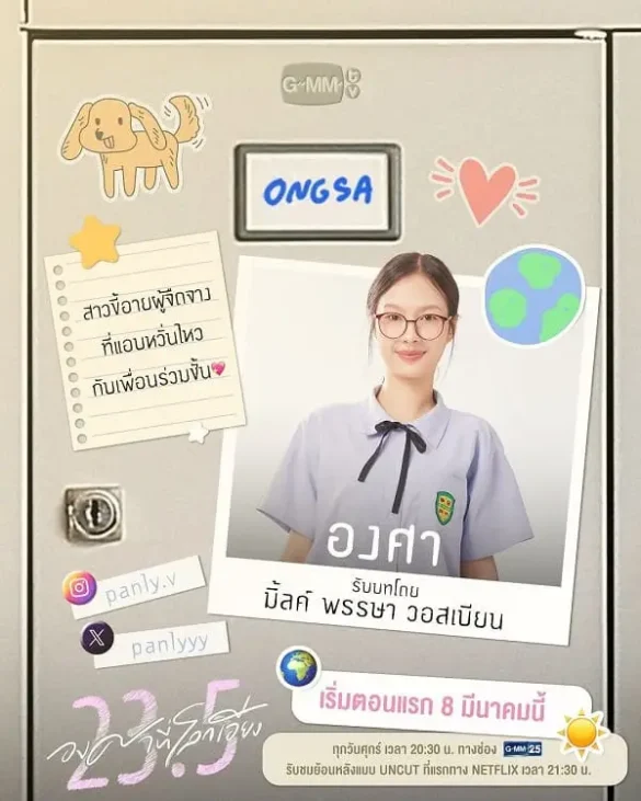 Diễn viên Milk trong phim 23.5 The Series