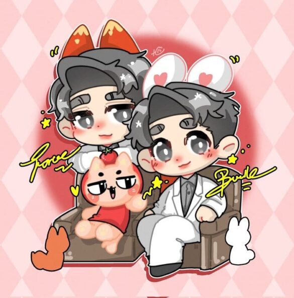 Fanart về couple Thái Lan ForceBook