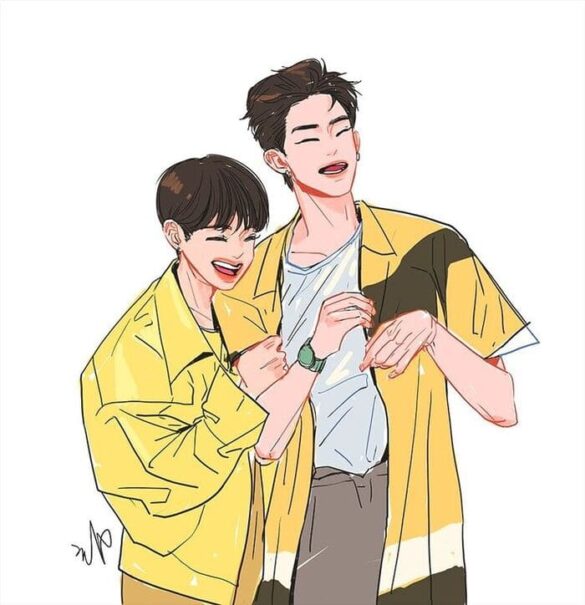 Fanart của couple OffGun Thái