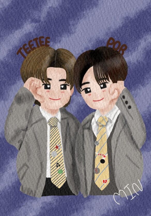 Fanart về couple Thái Lan TeeTeePor