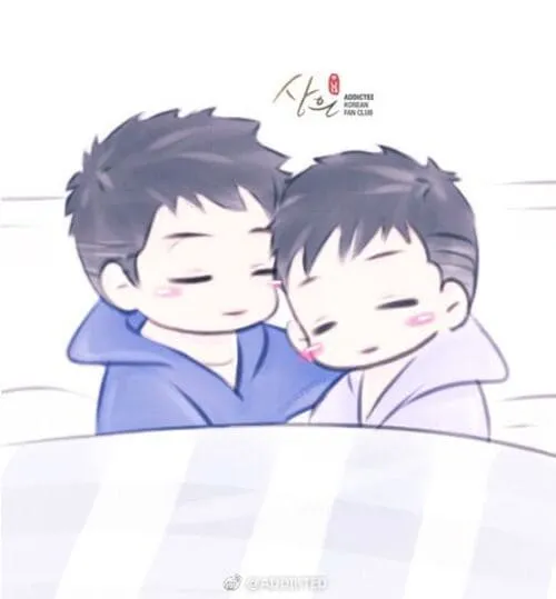 thuong-an-hinh-anh-18 Fanart chibi truyện đam mỹ Thượng Ẩn hai nhân vật nằm ngủ cạnh nhau